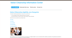 Desktop Screenshot of italiancitizenship.info